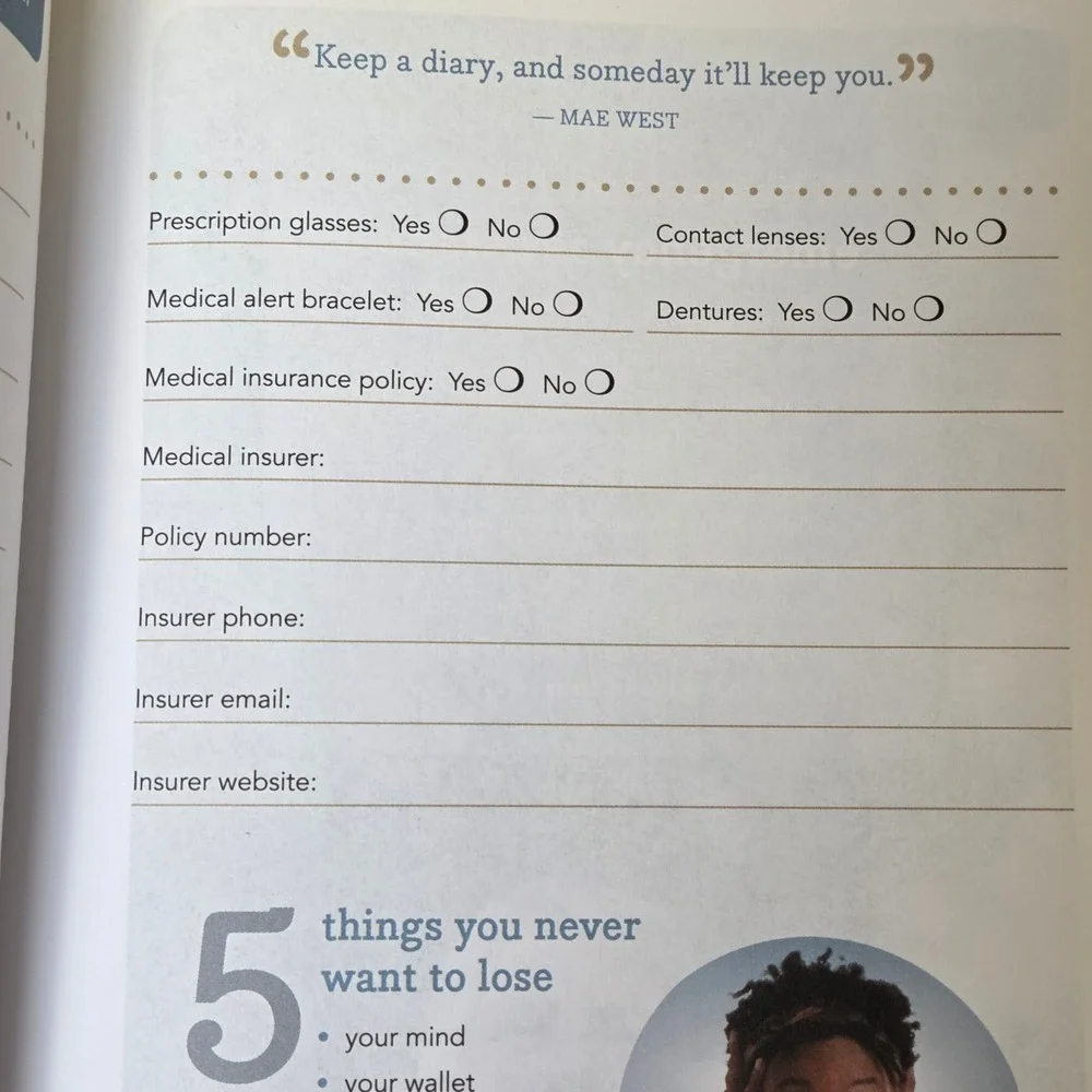 My Handy Little Health Journal 2013 Wellness Tracker Medical Organizer